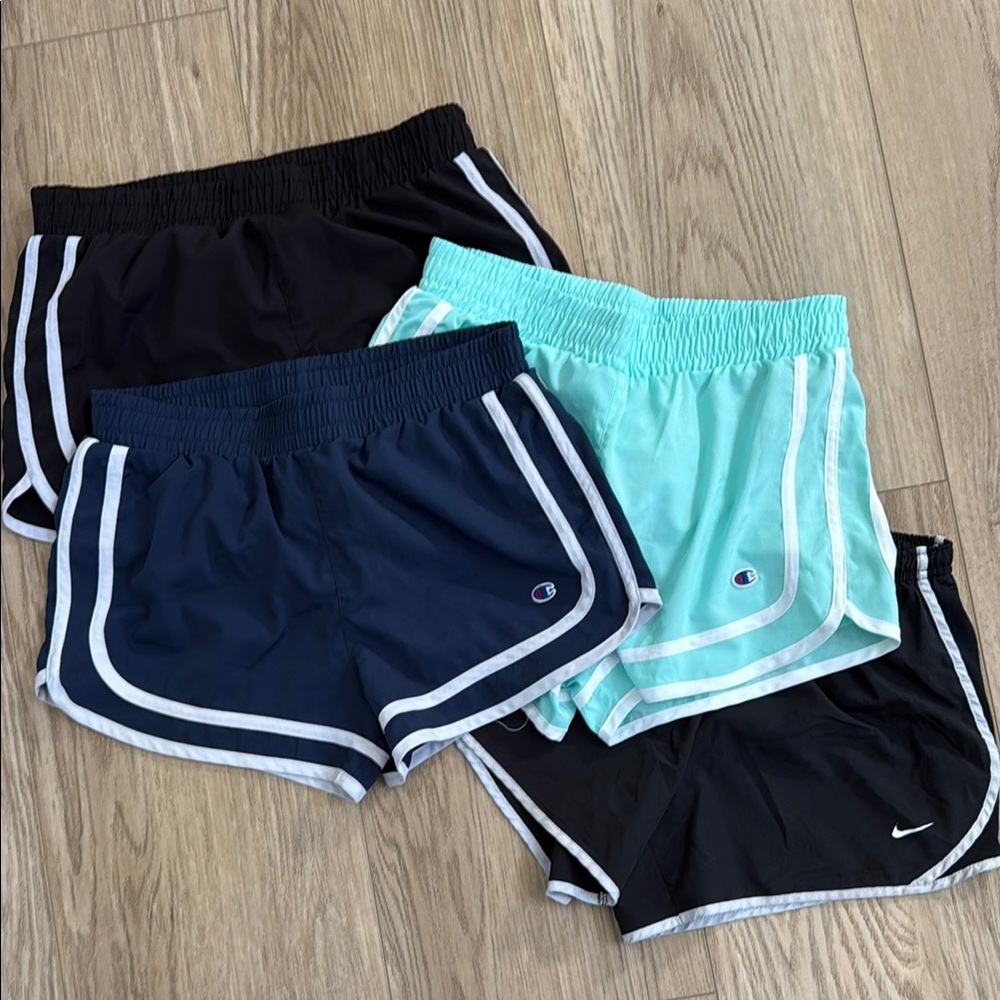 Nike Champion Athletic Shorts with Elastic Waistband Lot